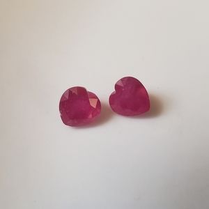 Genuine Ruby Hearts LOOSE Gemstones